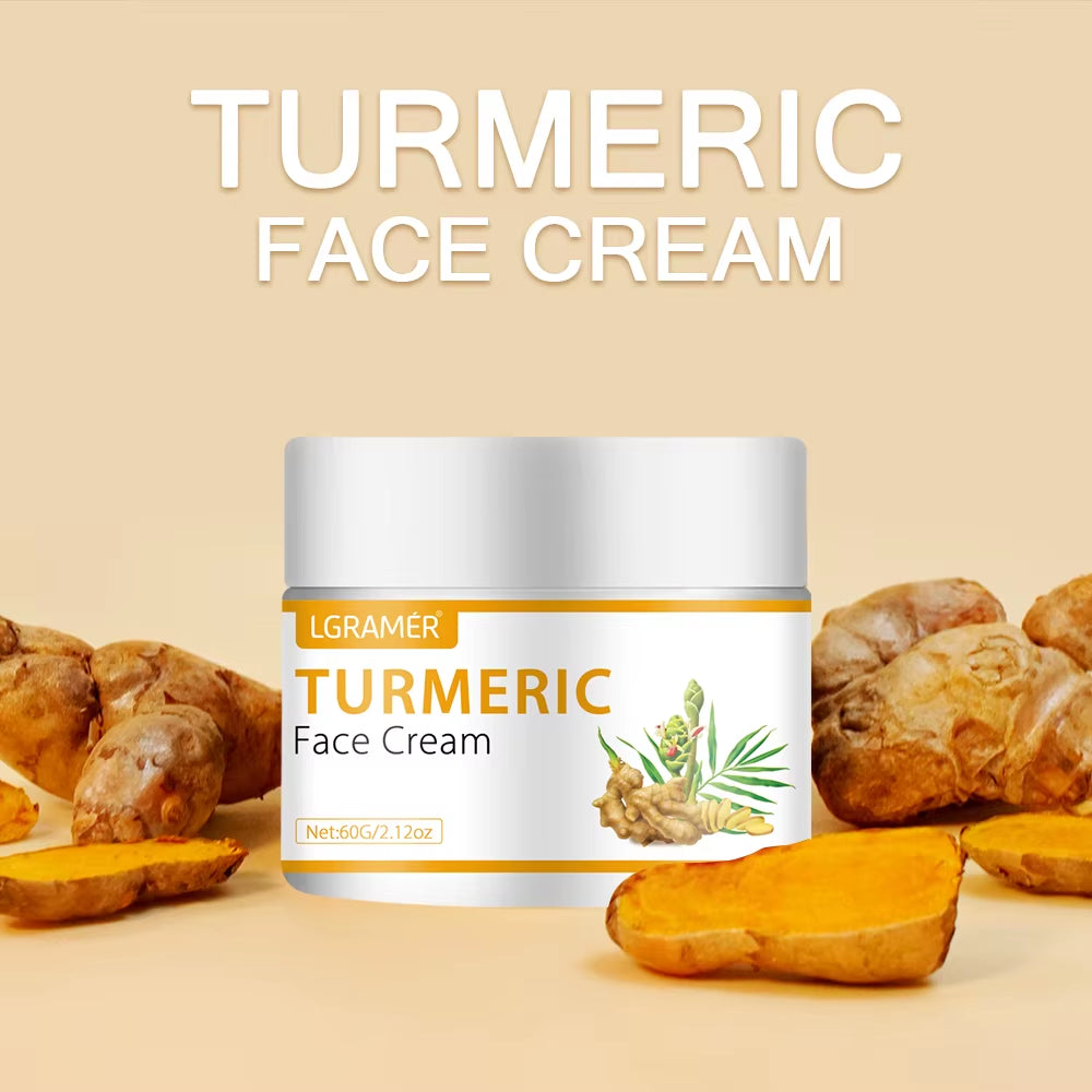 Turmeric Moisturizer Whitening Face Turmeric Day & Night Cream for Dark Spot Anti-Wrinkle Acne Pigmentation Corrector Skin Care