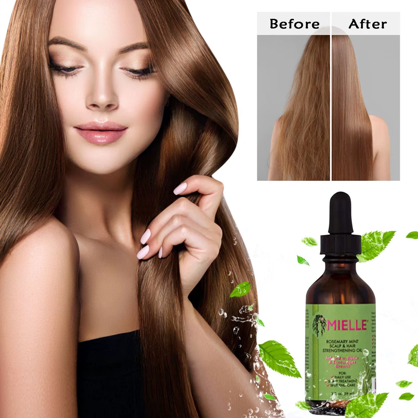 Hair Oil Double Curl Hair Oil Multifunctional Hair Oil 59Ml