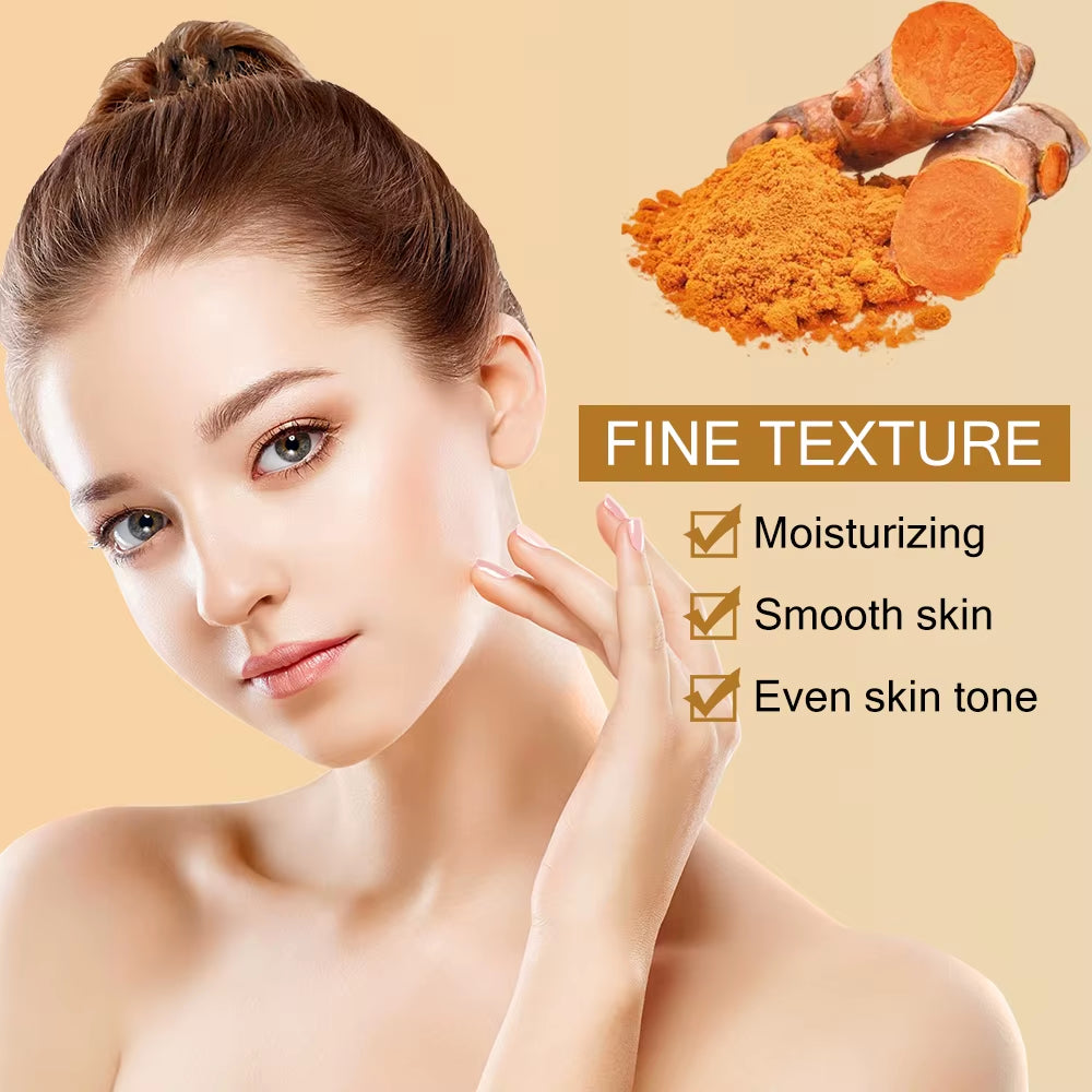 Turmeric Moisturizer Whitening Face Turmeric Day & Night Cream for Dark Spot Anti-Wrinkle Acne Pigmentation Corrector Skin Care