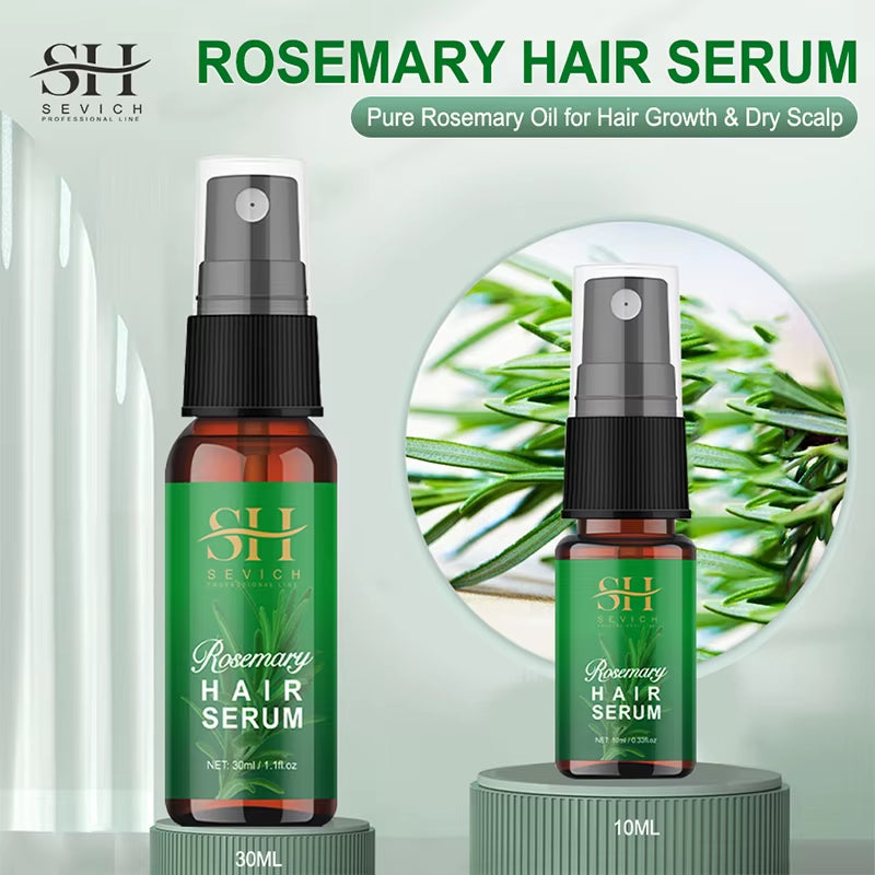 Rosemary Serum for Hair Growth Stop Hair Loss Fast Growing Hair Essential Spray Beauty Hair Care Dry Hair Scalp Refreshing Spray