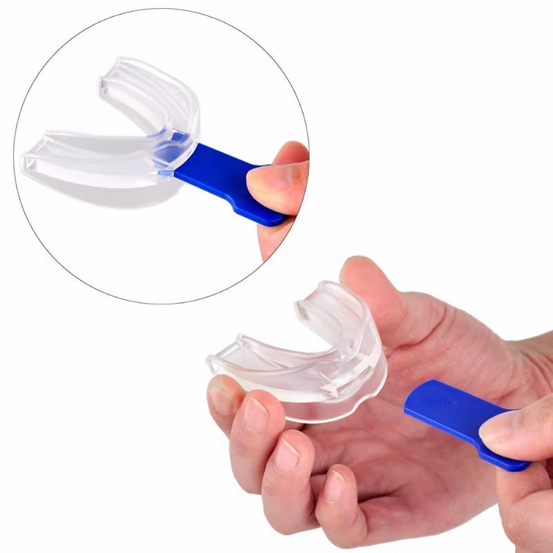 1Pcs Oral Care Teeth Brace Set Mouth Guard Bruxism Splint Night Teeth Tooth Grinding with Prevent Molar Braces anti Snoring